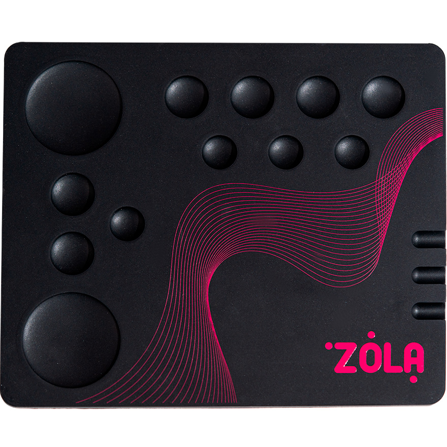 ZOLA Mat silicone Mixing Pad - black