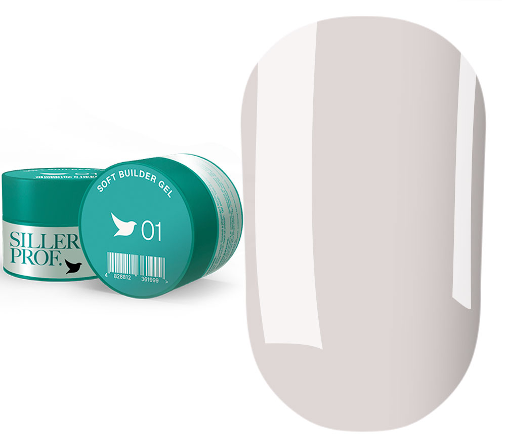 Siller гель для нігтів Soft Builder Gel № 01, 30 мл
