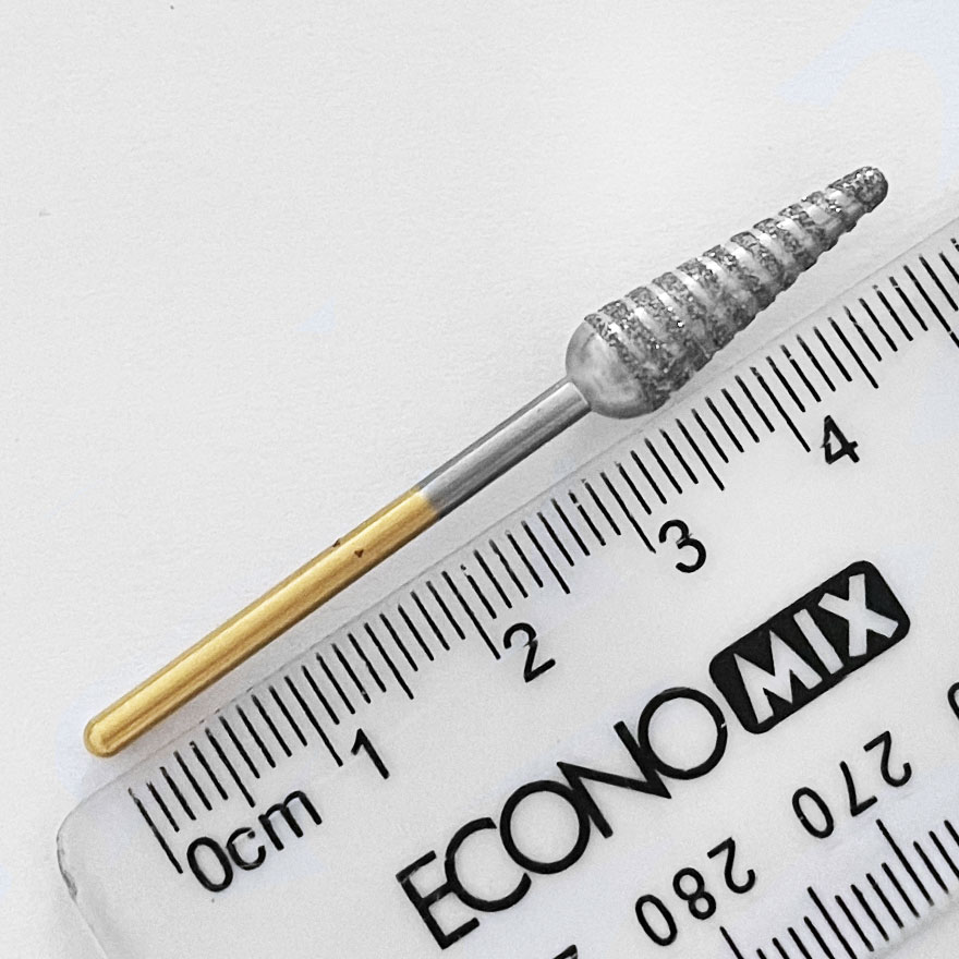 Diaswiss Nozzle diamond cone rounded turbo HPD266/062, medium cut (6.2 mm)