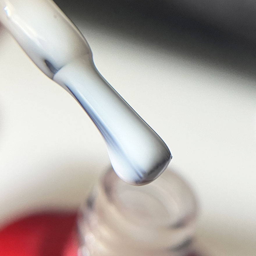 Roks Top for nails without a sticky layer Milk no wipe top, 12 ml