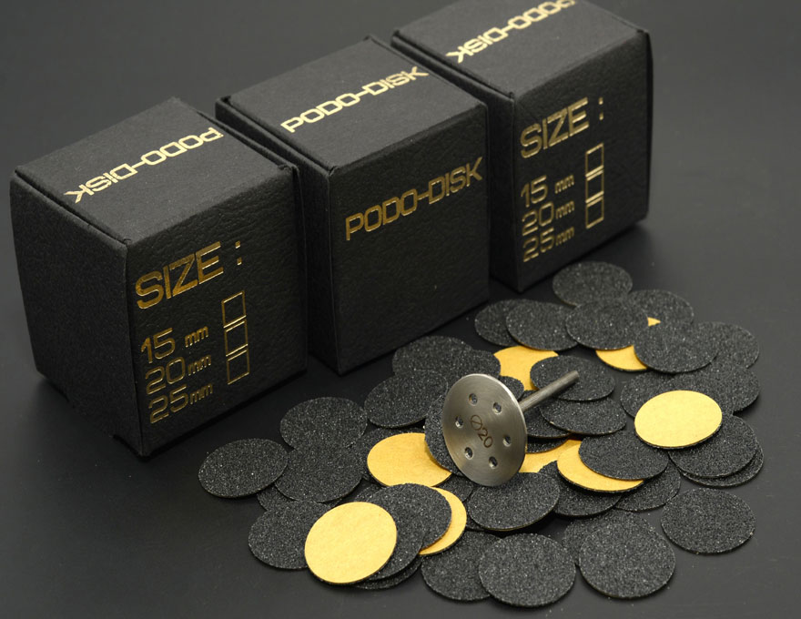 AS Replacement abrasive for Podo-Disck 20 mm, 180 grit, (50 pcs)
