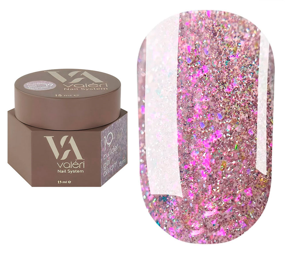 Valeri Гель для нігтів Dream Builder Gel 19, 15 мл