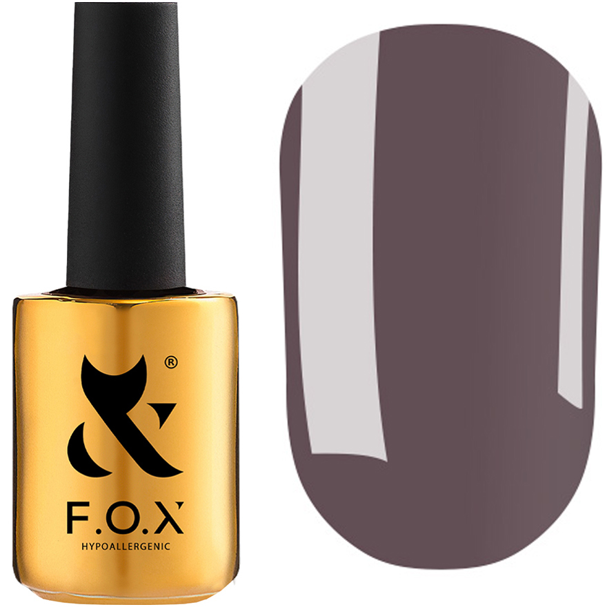 Gel Polish FOX Spectrum № 013 (red-brown, enamel), 14 ml