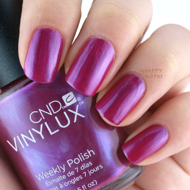 Varnish CND Vinylux Weekly Polish - Magenta Mischief (209) (magenta with micro gloss), 15 ml