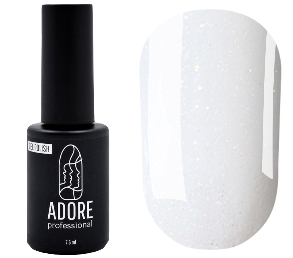 Гель-лак ADORE Professional №442 (белый, микроблеск) , 7,5 мл