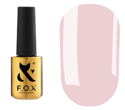 Гель-лак F.O.X French Classic №004 (ніжно-рожевий, напівпрозорий), 7 мл