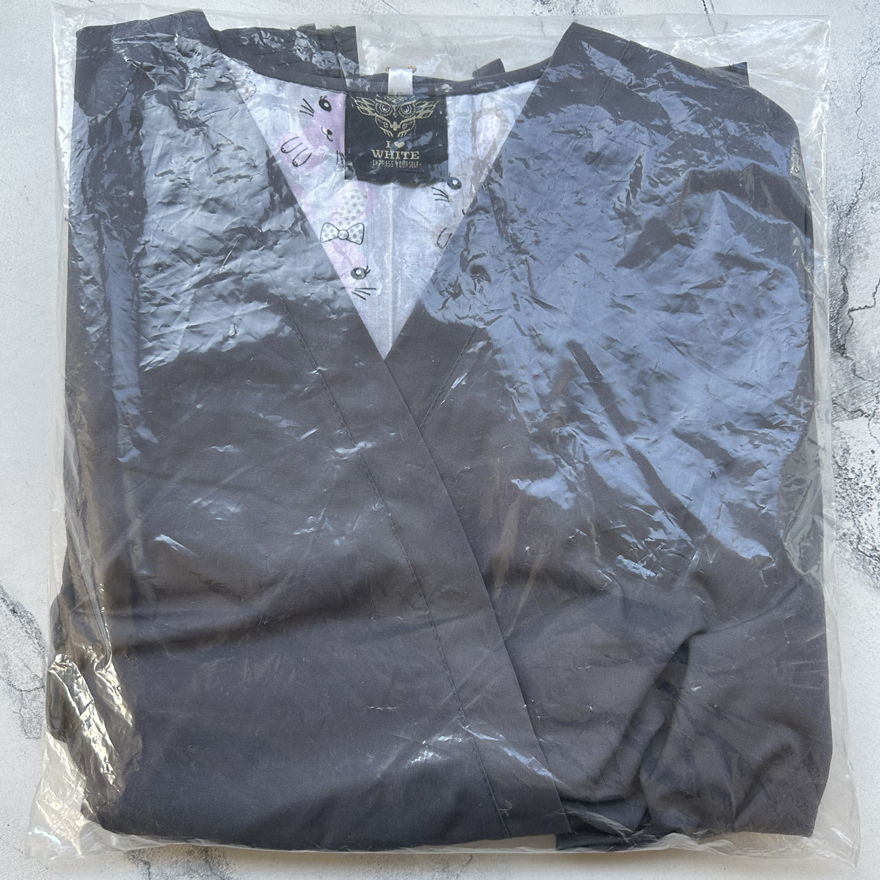 Suit for master manicurist 1981, light wet asphalt, size 46
