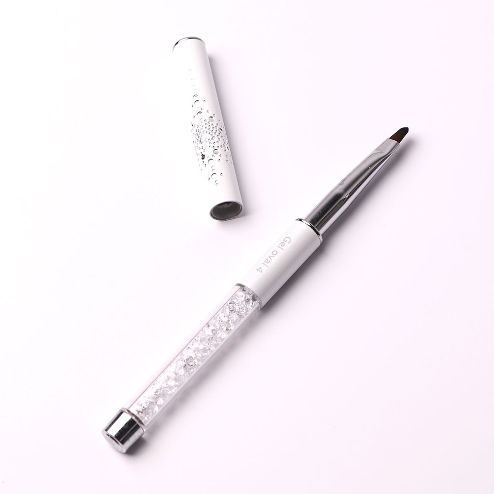 Кисть Komilfo Gel oval 4 (Nylon)