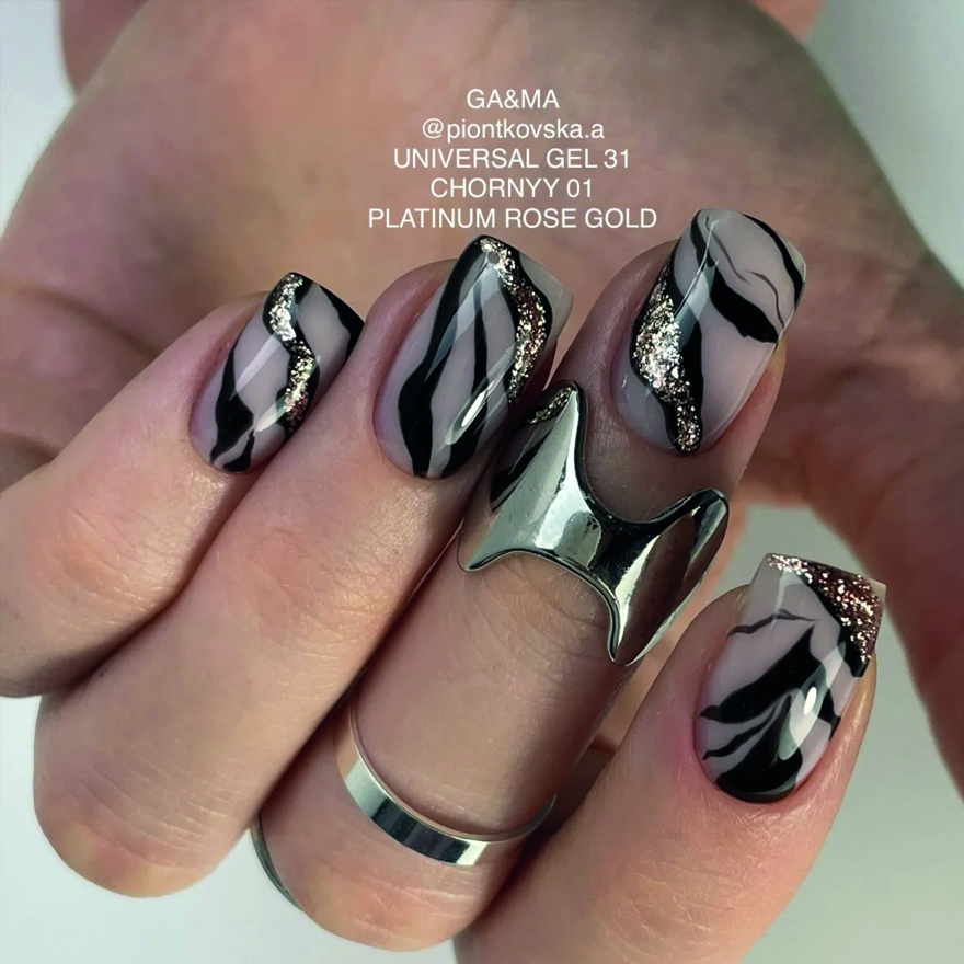 GA&MA Гель-лак Platinum Rose gold, 5 г
