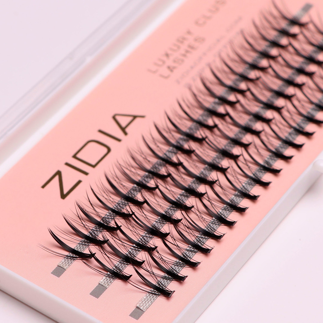 Zidia Cluster lashes 16D KIM C 0,10 (3 ленты, размер 12 mm)
