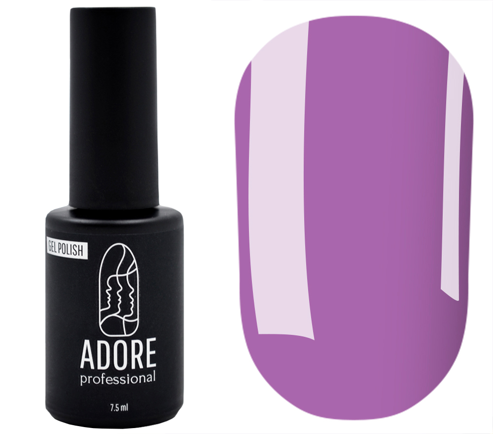 Gel polish ADORE Professional No. 416 (purple, enamel), 7.5 ml