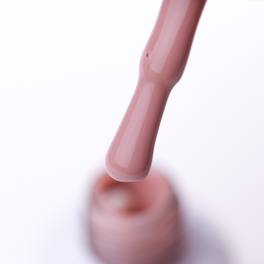 Atica GPM218 Naked gel varnish (dark beige, enamel), 7.5 ml