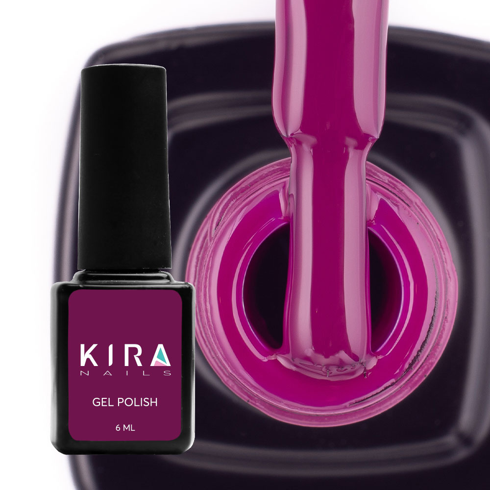 Kira Nails gel varnish No. 062 (rich purple, enamel), 6 ml