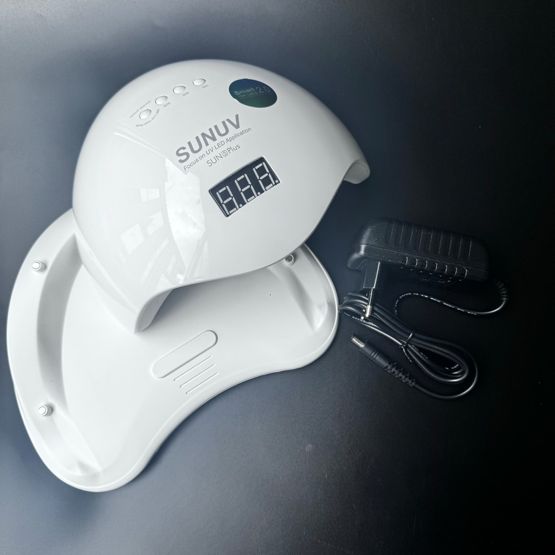 SUNUV Универсальная UV LED лампа Sun5 Plus 48 Вт, White, кварцевые светодиоды (гарантия 1 месяц)