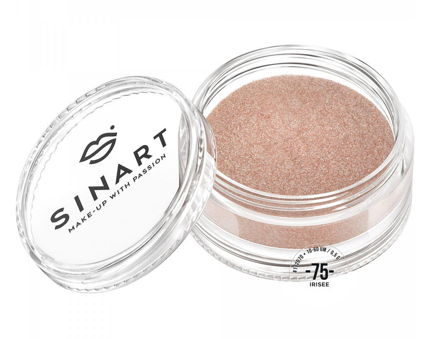 Pigment for eyelids SINART, Irisee No. 75 (pink-peach), 1 g