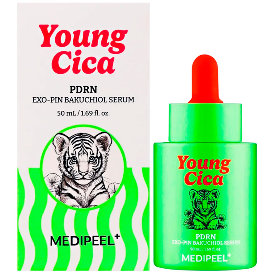 MEDI-PEEL Сироватка зміцнююча з бакучіолом та PDRN Young Cica PDRN Exo-pin Bakuchiol Serum, 50 мл
