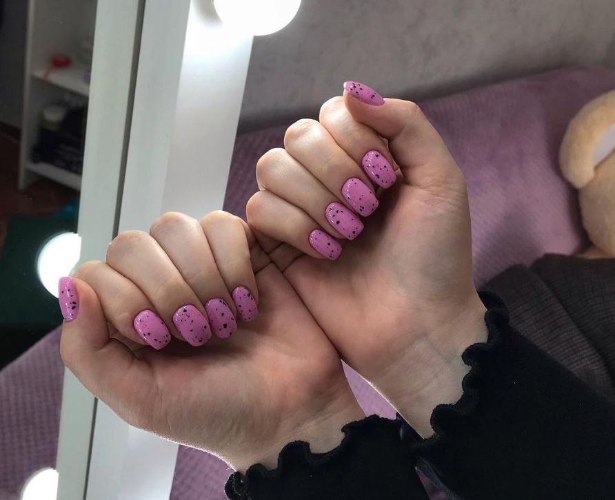 Гель-лак MOON FULL color Gel polish №117 (рожево-бузковий, емаль), 8 мл