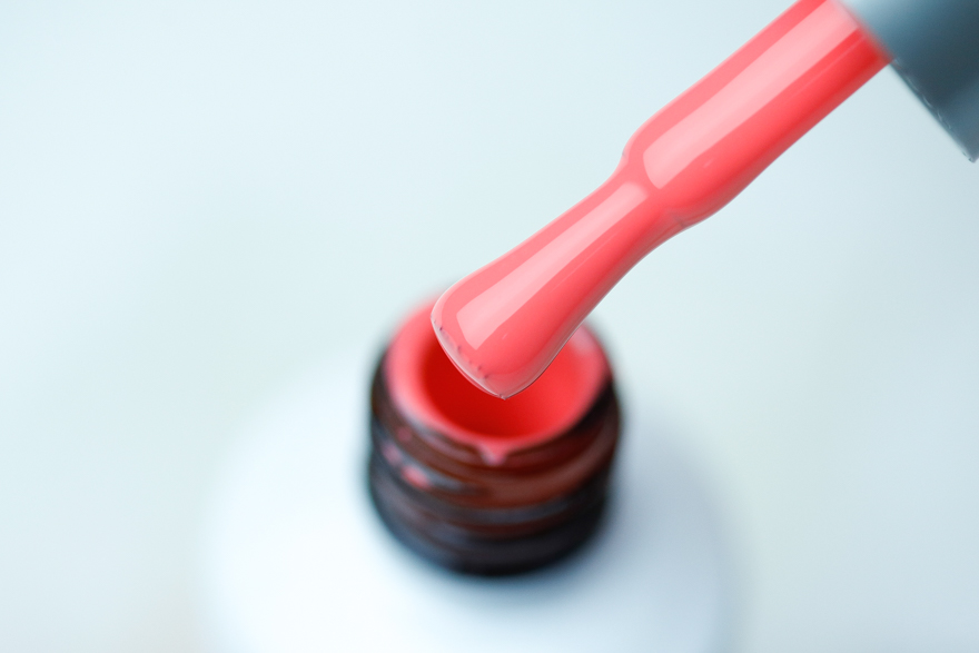 Atica GPM107 Siesta gel varnish (bright coral, enamel), 7.5 ml