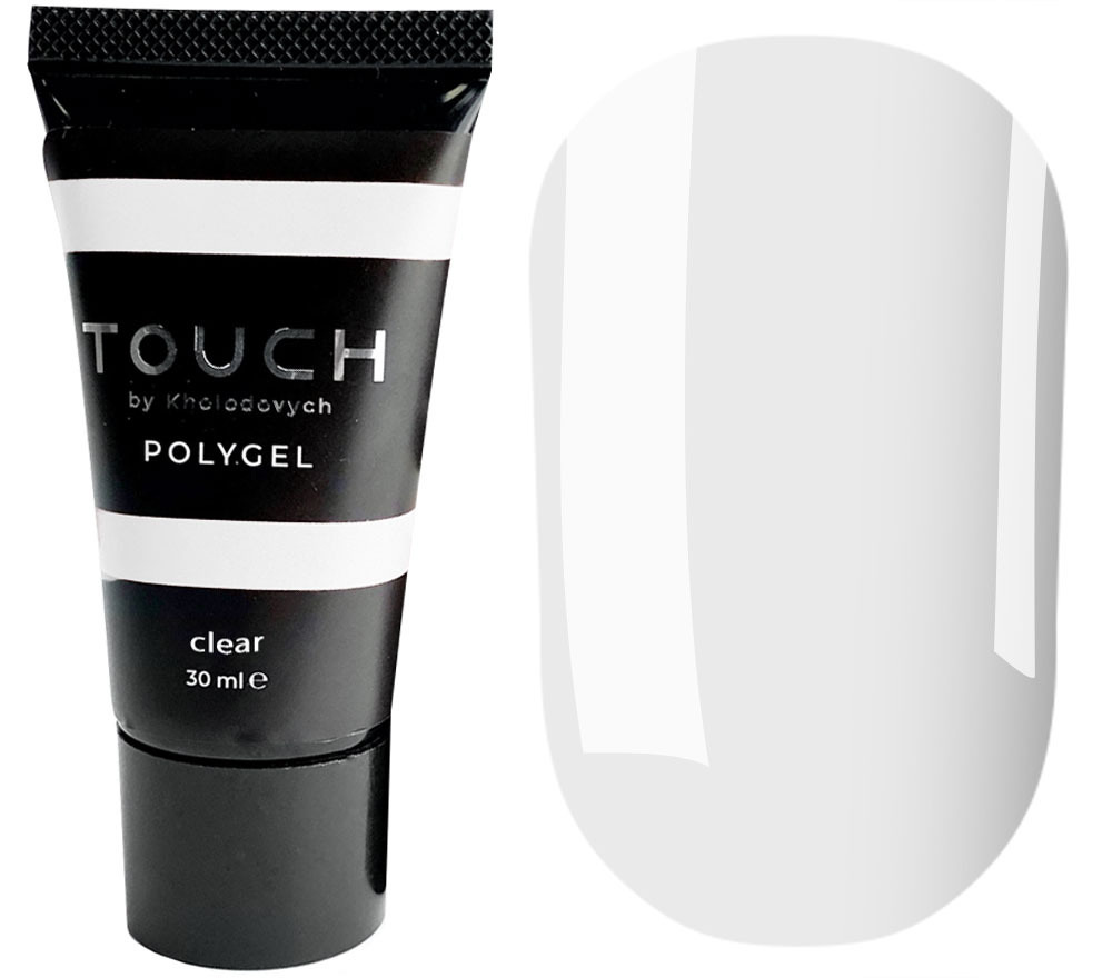 Touch Полигель для ногтей Polygel Clear, 30 мл