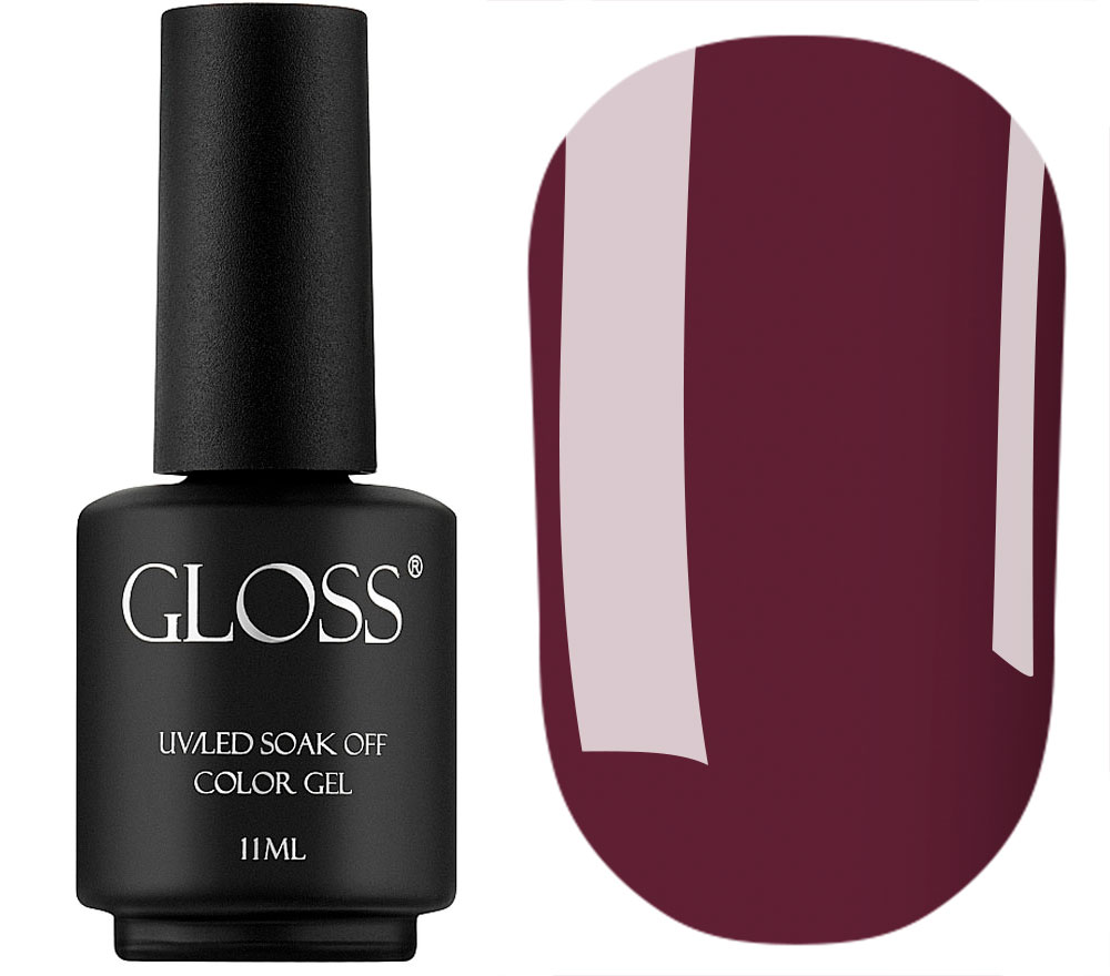 Gloss Gel polish No. 121 gel-varnish (pink translucent, for a jacket, enamel), 11 ml