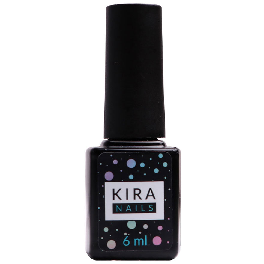 Kira Nails No Wipe Top Coat - закрепитель для гель-лака БЕЗ липкого слоя, 6 мл