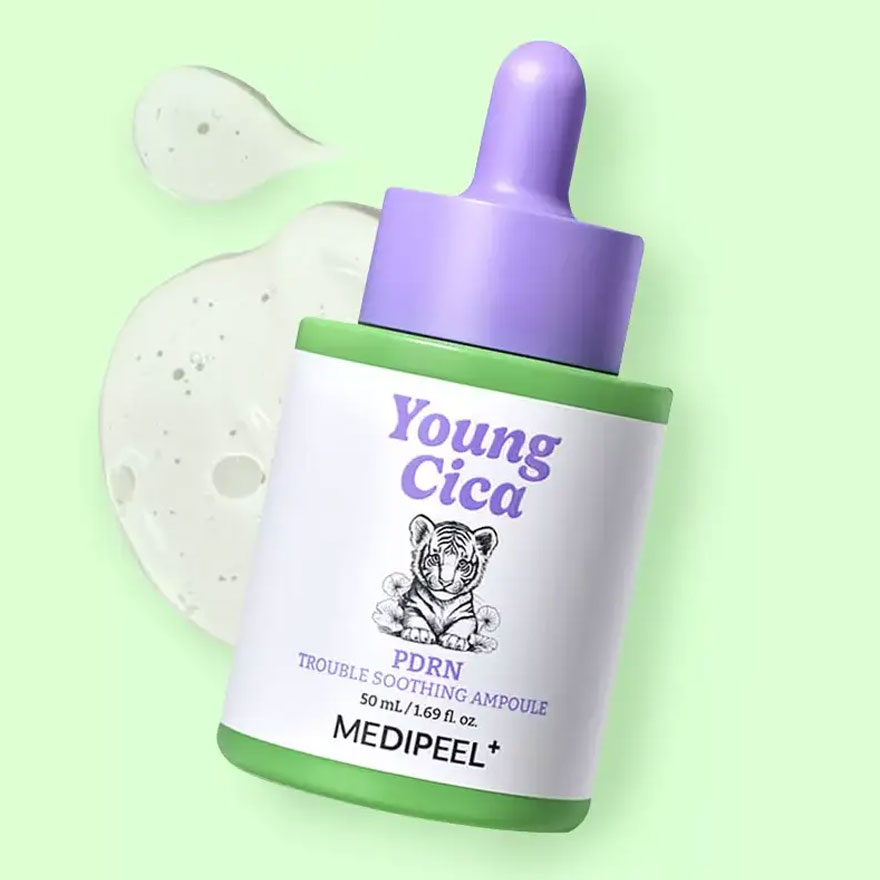 MEDI-PEEL Сироватка заспокійлива з екзосомами та PDRN Young Cica PDRN Trouble Soothing Ampoule, 50 мл