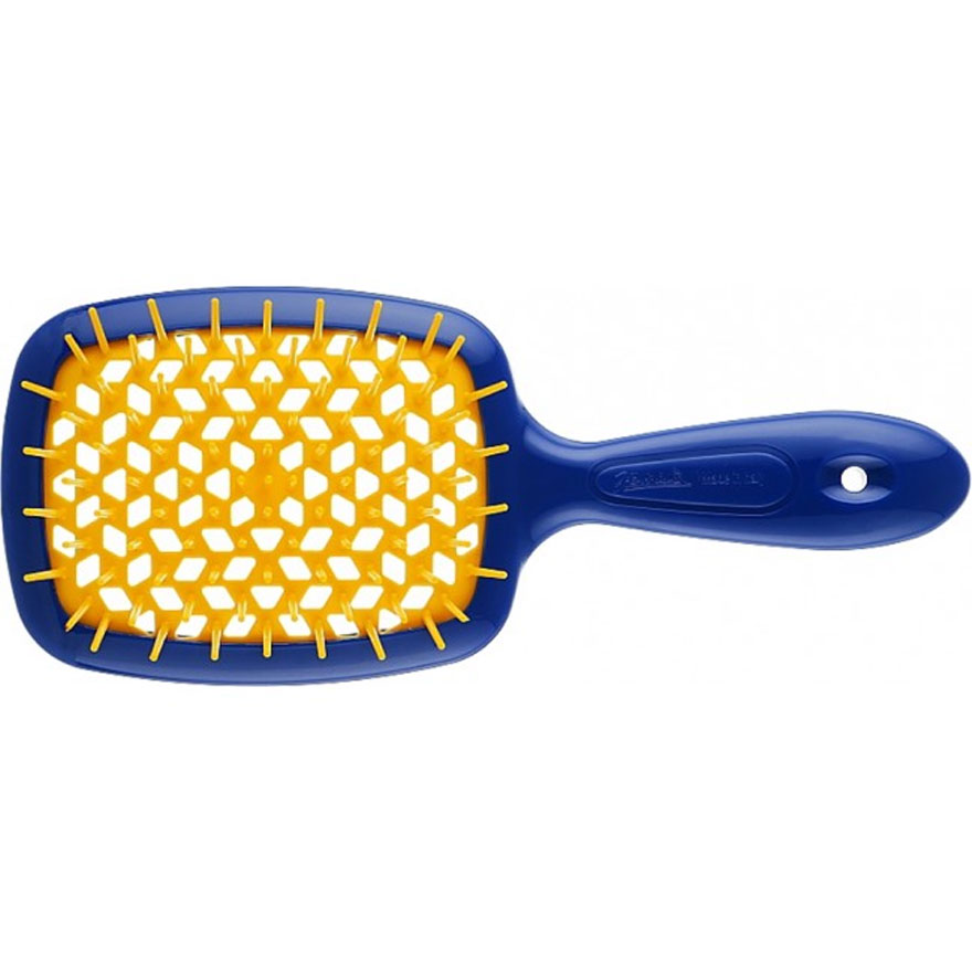 Janeke Superbrush Гребінець для волосся Синій з Жовтим Janeke Superbrush Гребінець для волосся Синій з Жовтим