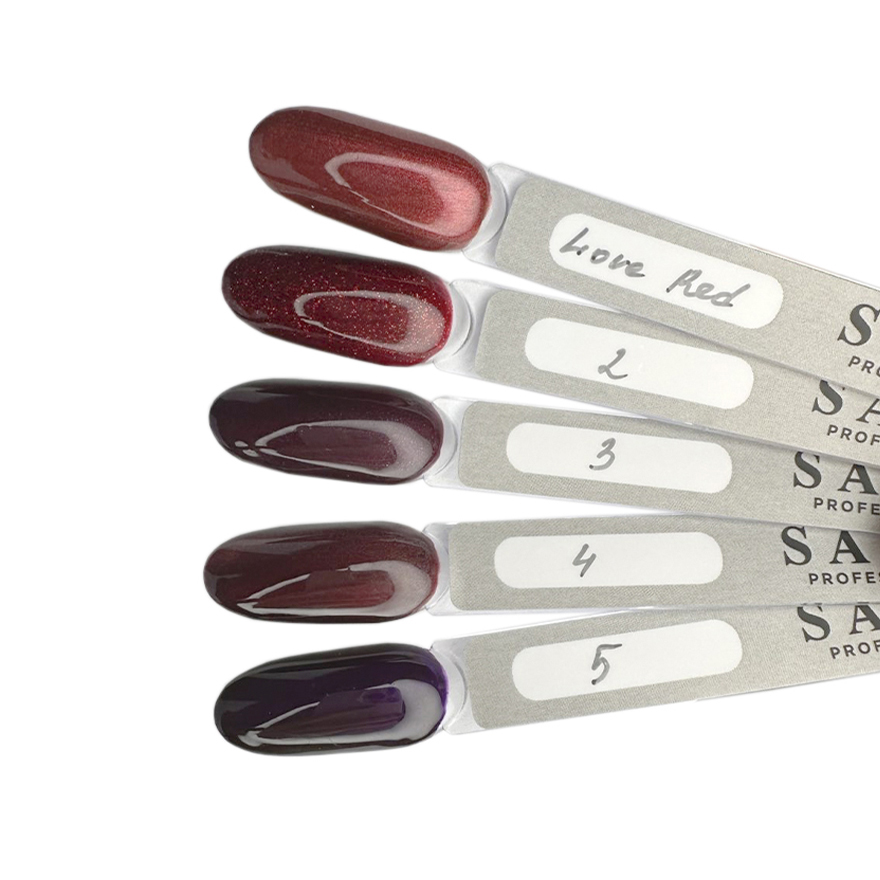 SAGA professional Gel Polish Marmalade 1 (green-yellow with flakes), 9 ml