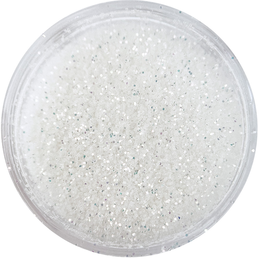 Komilfo sequins 069 size 0.1 mm (white, red-green overflow) E2.5 g Komilfo sequins 069 size 0.1 mm (white, red-green overflow) E2.5 g