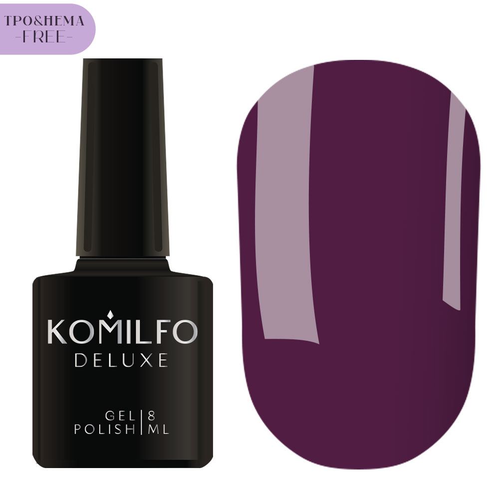 Gel varnish Komilfo DeLuxe Termo C003 (light brown, when heated - bright light green), 8 ml