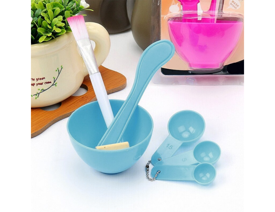 Set for cosmetic masks 4 in 1 (small), blue