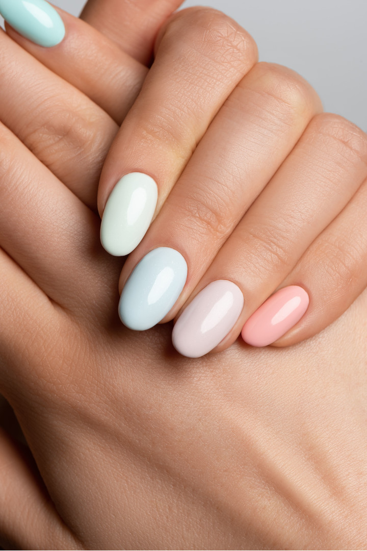 Гель-лак Couture Colour №143 (небесно-голубой, микроблеск), 9 мл