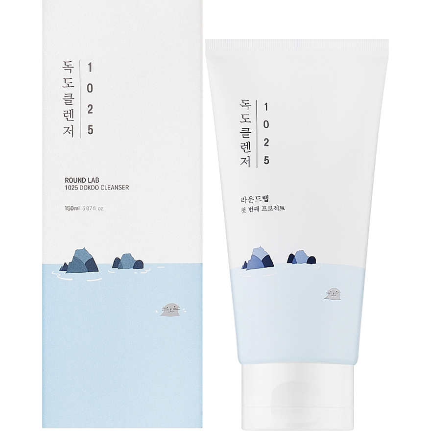ROUND LAB Пенка мягкая для очищения кожи Dokdo Cleanser, 150 мл