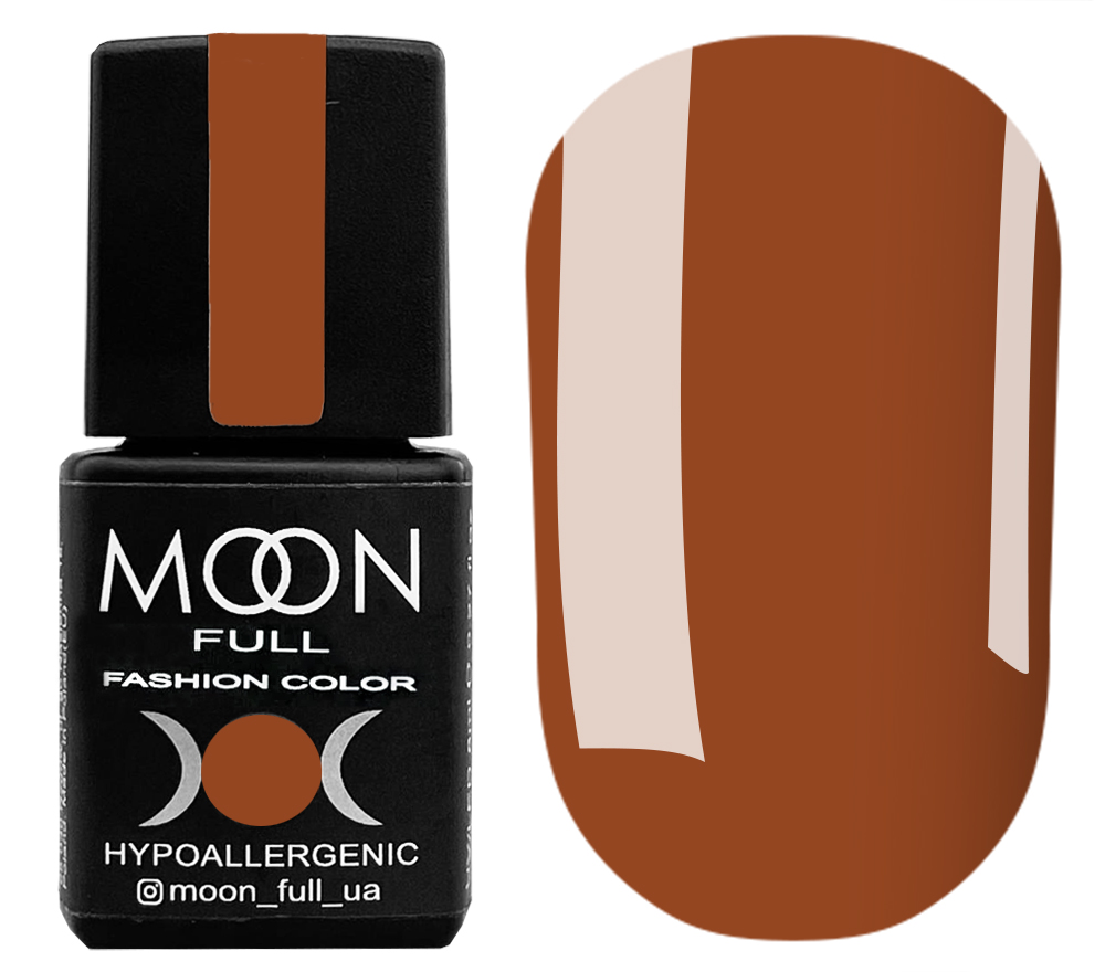 Gel polish MOON FULL Fashion color №234 (milk chocolate, enamel), 8 ml