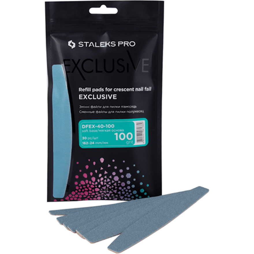 STALEKS PRO - Set of variable files for saw crescent (on a soft basis) EXCLUSIVE 40 100, 30 pcs