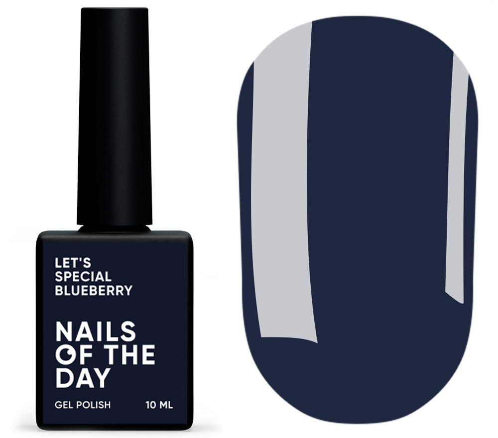 Nails Of The Day Гель-лак Let's special Blueberry, 10 мл