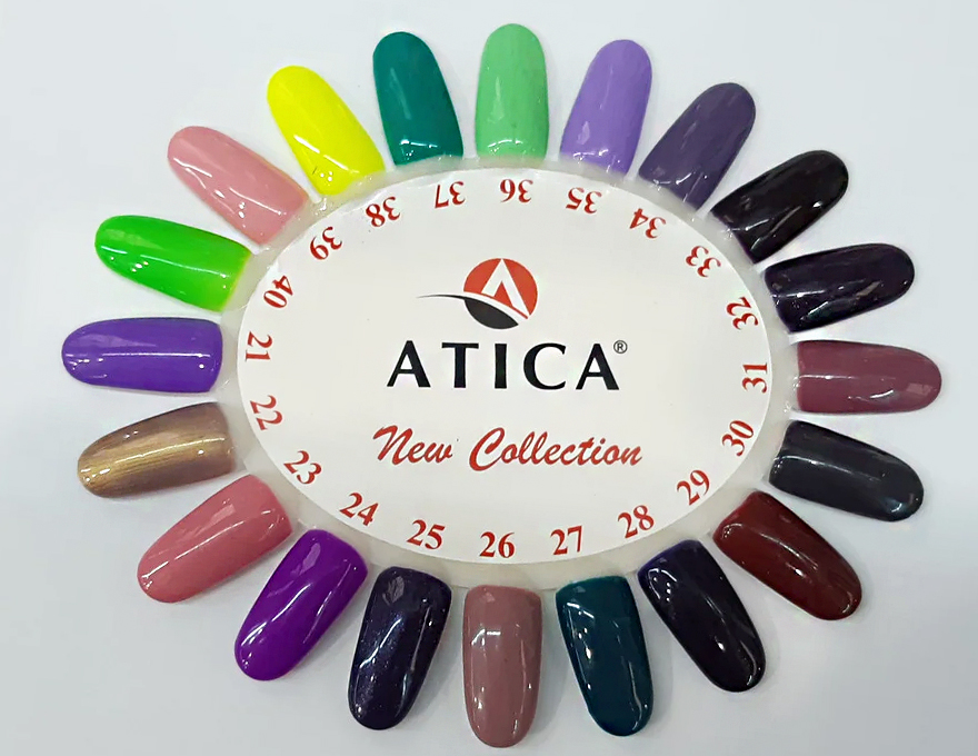 Atica Lemongrass GPM40 gel-varnish (lemongras, enamel), 7.5 ml