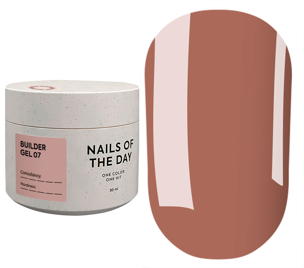 Nails Of The Day Гель для нігтів Builder gel 07, 30 мл