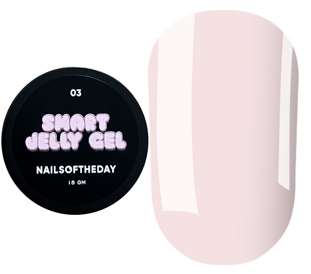 Nails Of The Day Nail gel Smart Jelly gel No. 03 (peach-beige), 15 ml