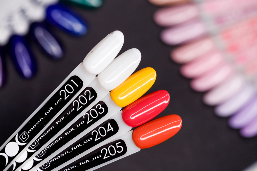 MOON FULL color Gel polish No. 205 gel-varnish (ginger, enamel), 8 ml
