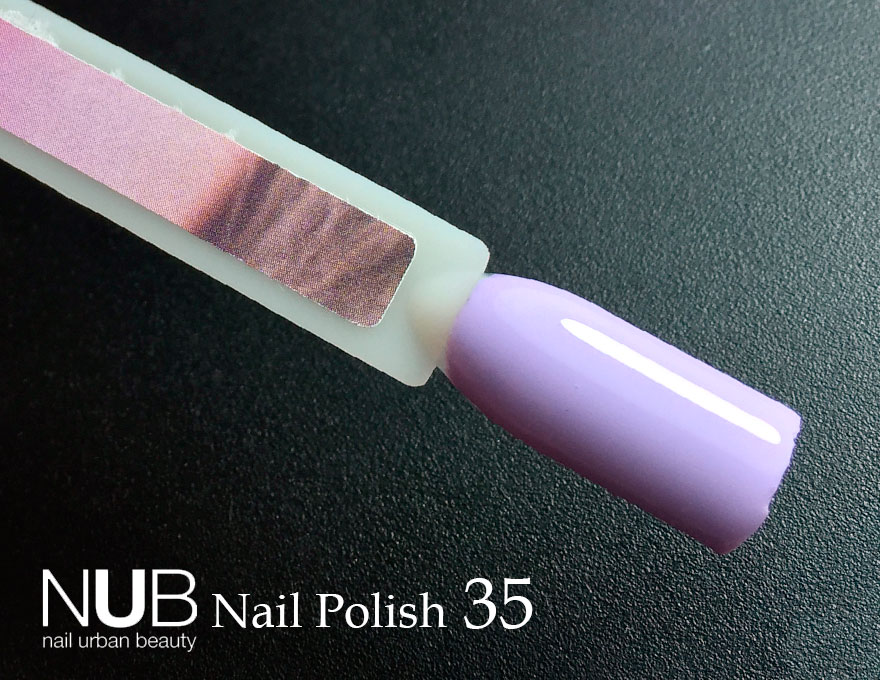 Nail polish NUB 035 Icy Lilac (lilac, enamel), 14 ml
