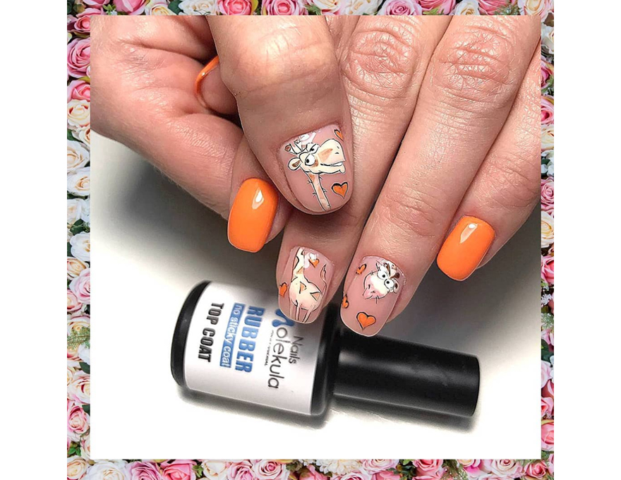 Molekula Rubber No Sticky Top Coat - 30 ml