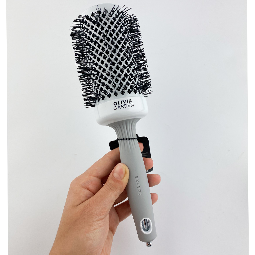 Olivia Garden Thermal brushing EXPERT BLOWOUT Shine White 55 mm artificial bristles