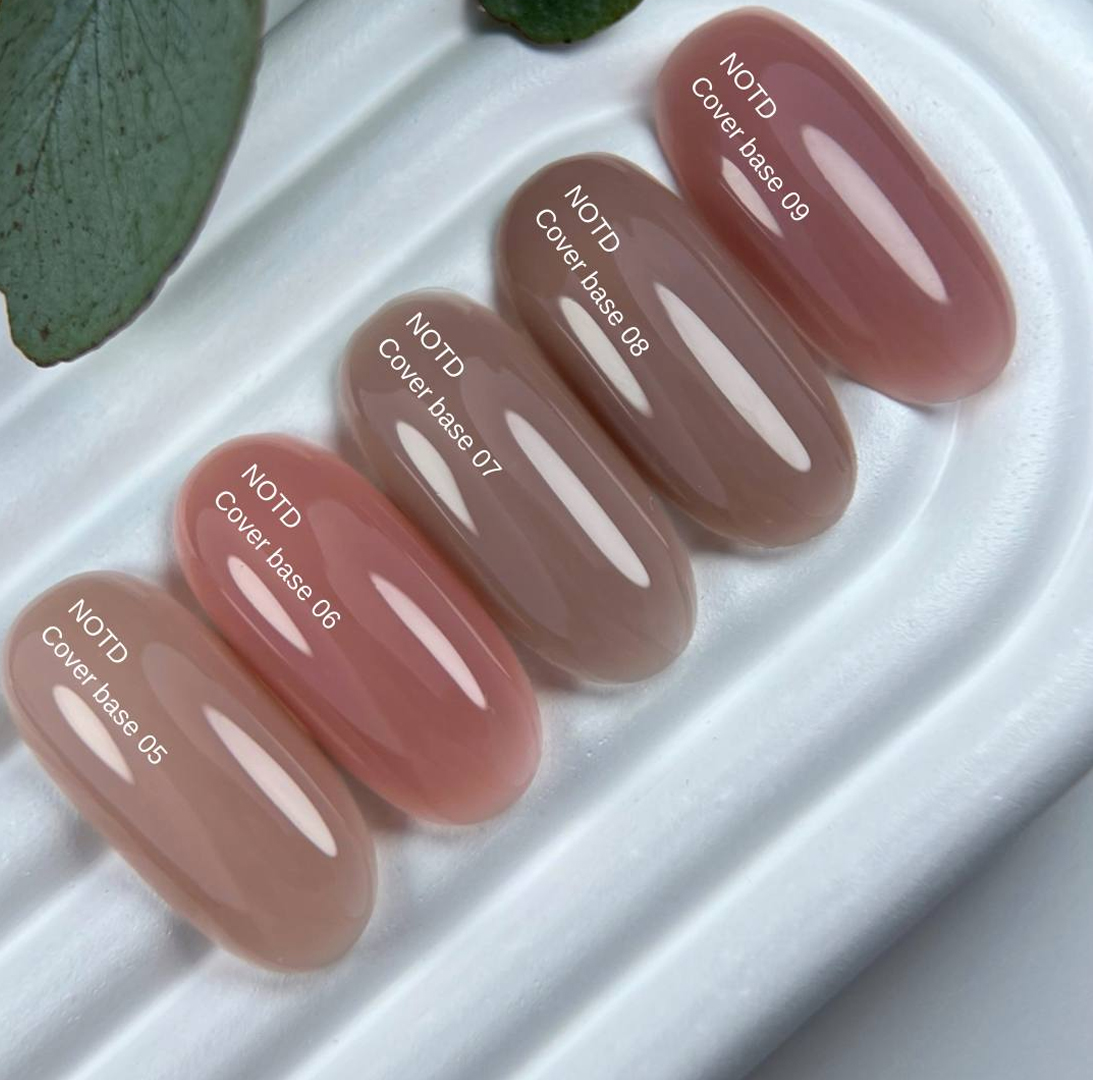 Nails Of The Day Cover base No. 06 (nude-peach), 10 ml