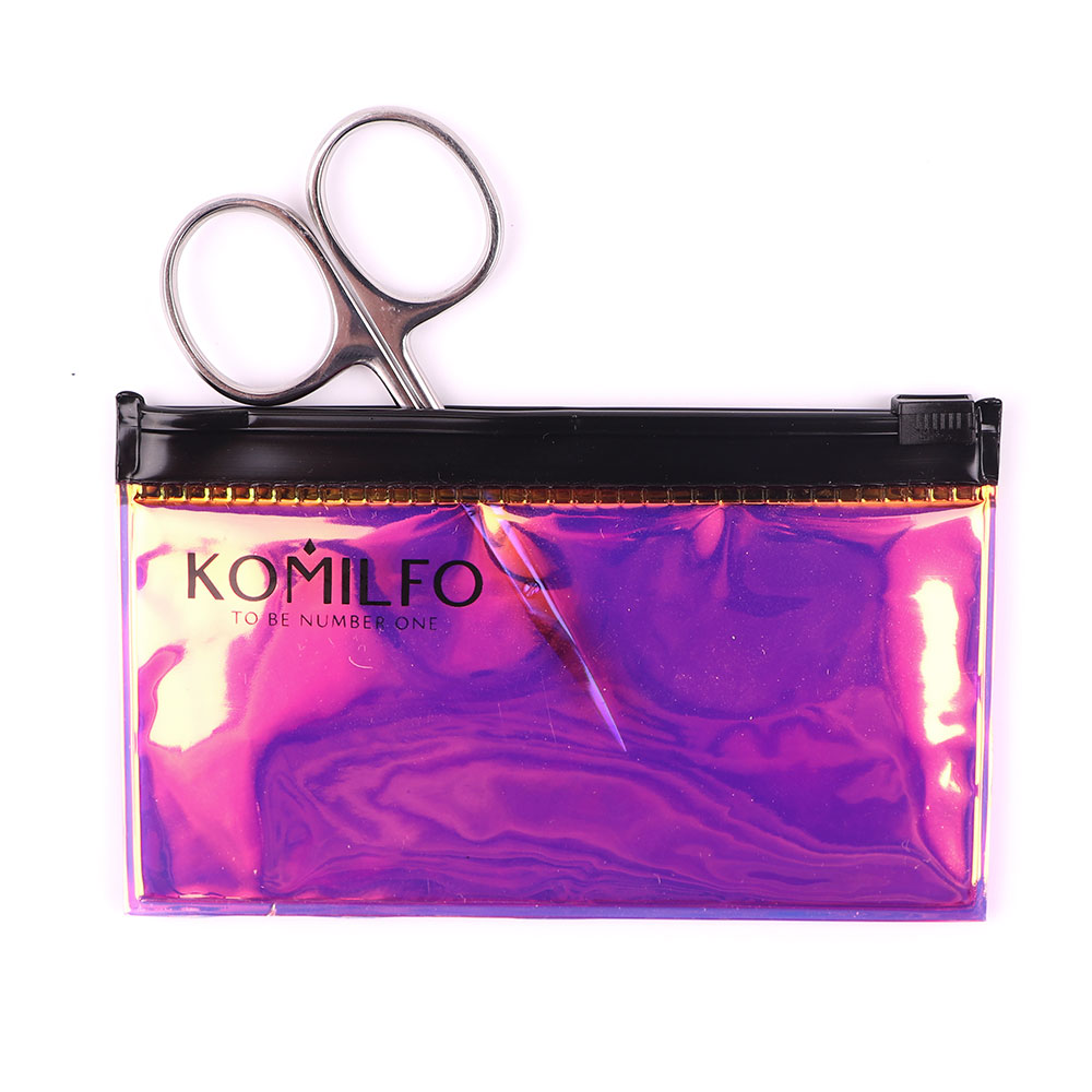 Komilfo IC Ultra 23 mm, professional cuticle scissors, dichroic case