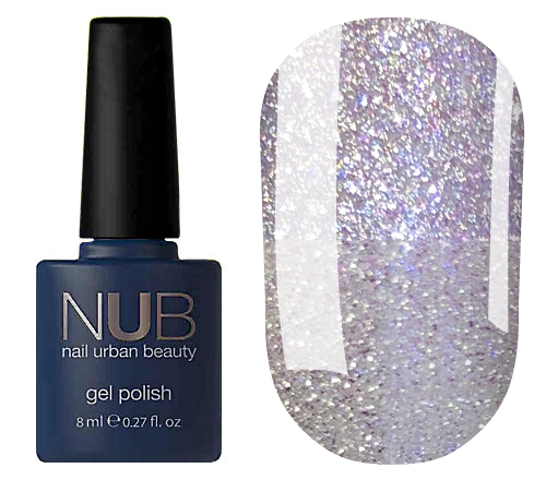 Гель-лак NUB NIGHT LIGHT NL8 Indigo Flash (індиго, світловідбиваючий), 8 мл