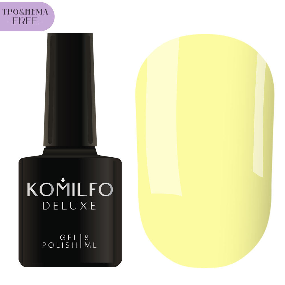 Gel varnish Komilfo DeLuxe Termo C003 (light brown, when heated - bright light green), 8 ml