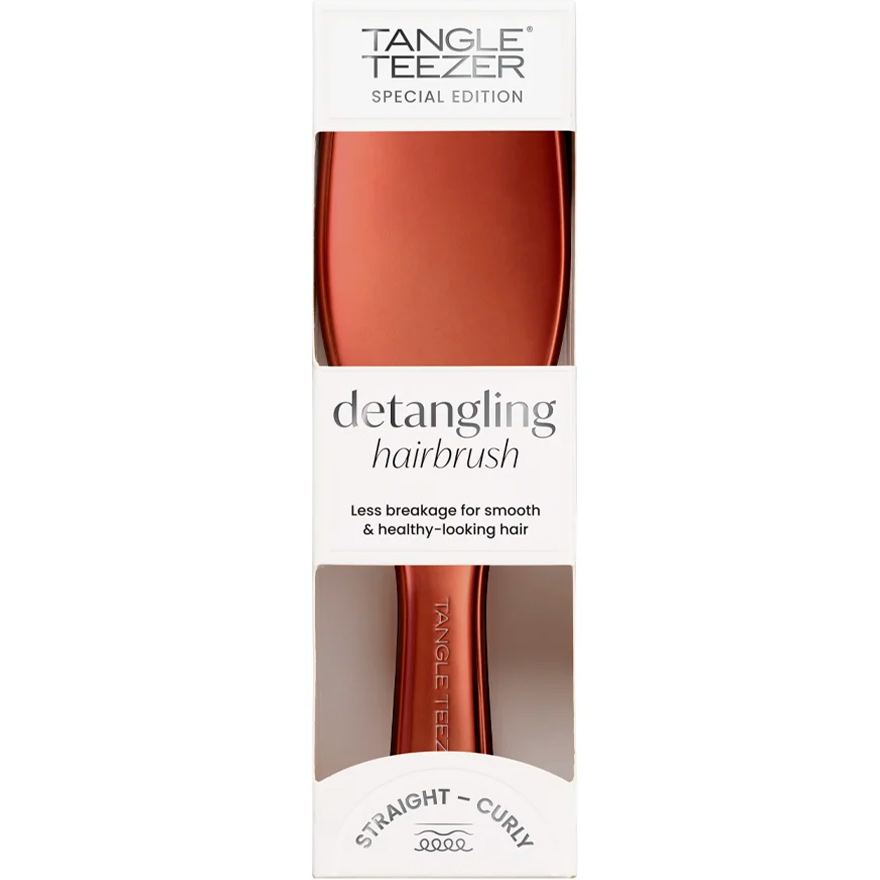 Tangle Teezer Hair Comb The Ultimate Detangler Chrome Chocolate Bronze