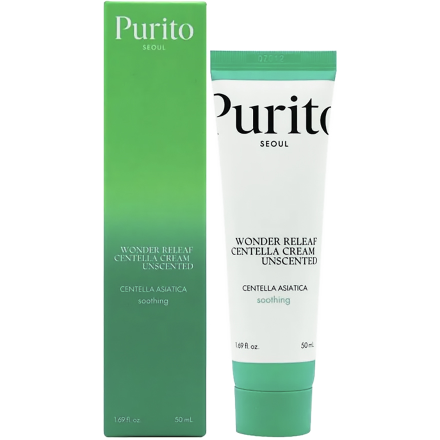Purito Centella Cream for sensitive skin Seoul Wonder Releaf Centella Cream Unscented, 50 ml