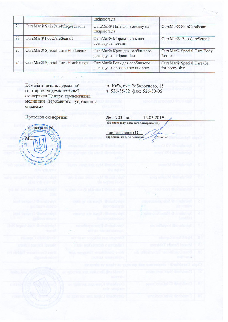 Hygienic Conclusion Ocean Pharma